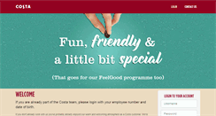 Desktop Screenshot of costafeelgood.peoplevalue.co.uk